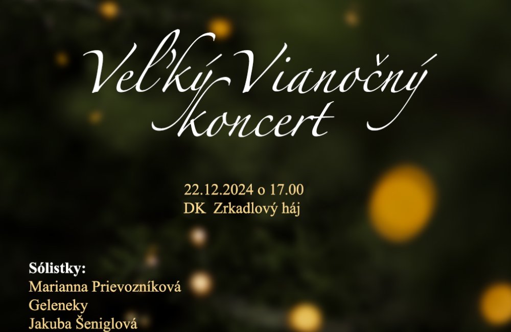 VEĽKÝ VIANOČNÝ KONCERT - METROPOLITNÝ ORCHESTER BRATISLAVA